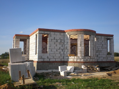 Фотографии проектов БРК Строй - дома из газоблоков, дома из пеноблоков под ключ